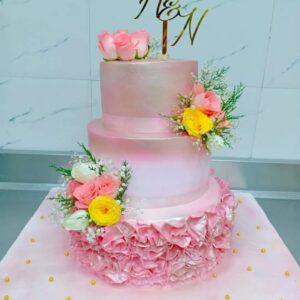 COLORFUL VINTAGE  CAKE (NEXT DAY DELIVERY)